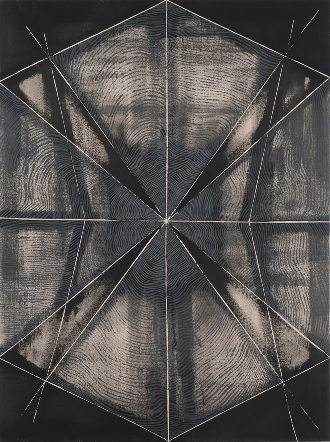 Untitled (Kite 6) - 64in x 48in - acrylic on canvas over panel - 2010