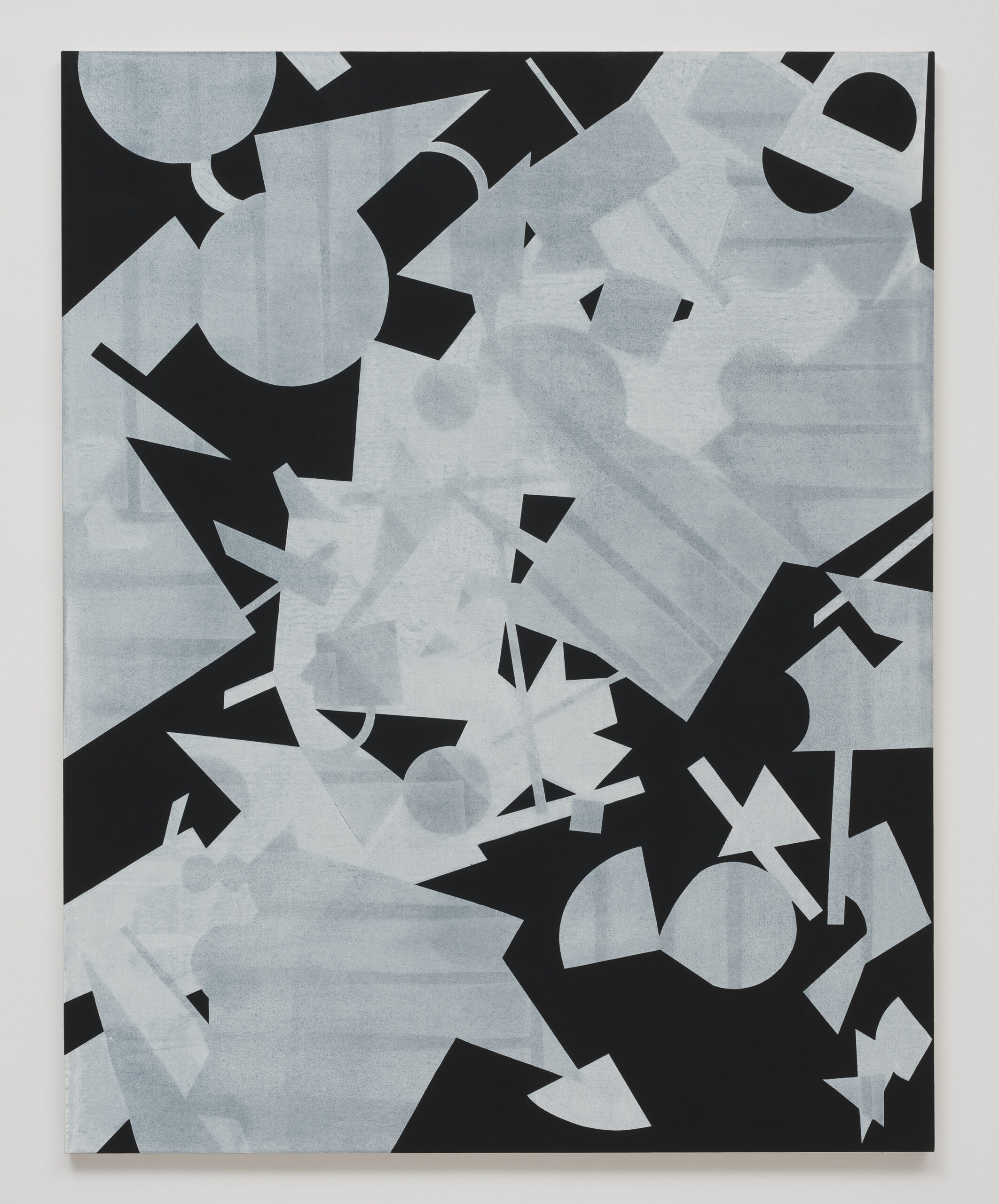 Untitled (Black Shape Painting #3) - Various Positions