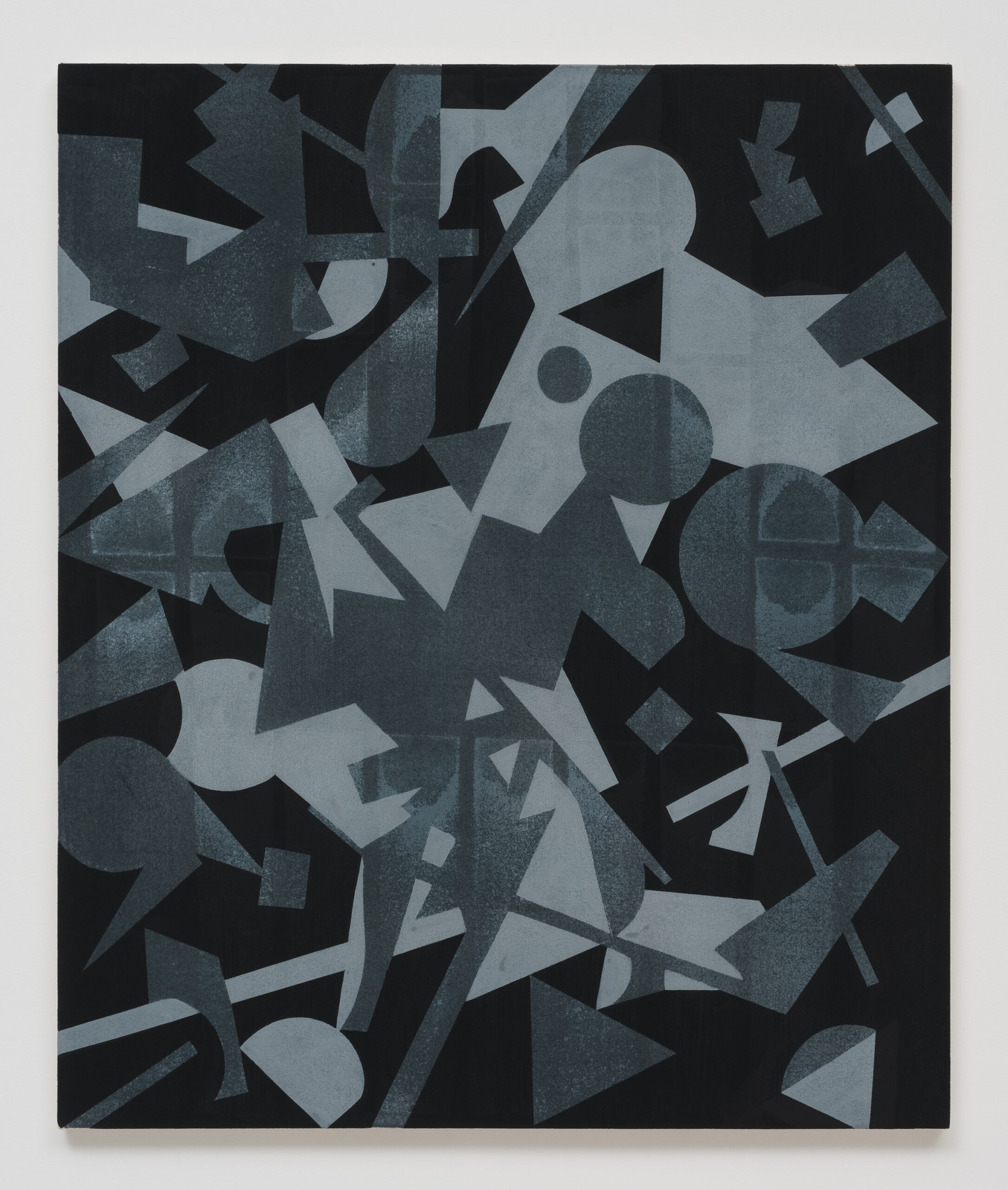 Untitled (Black Shape Painting #5) - Various Positions